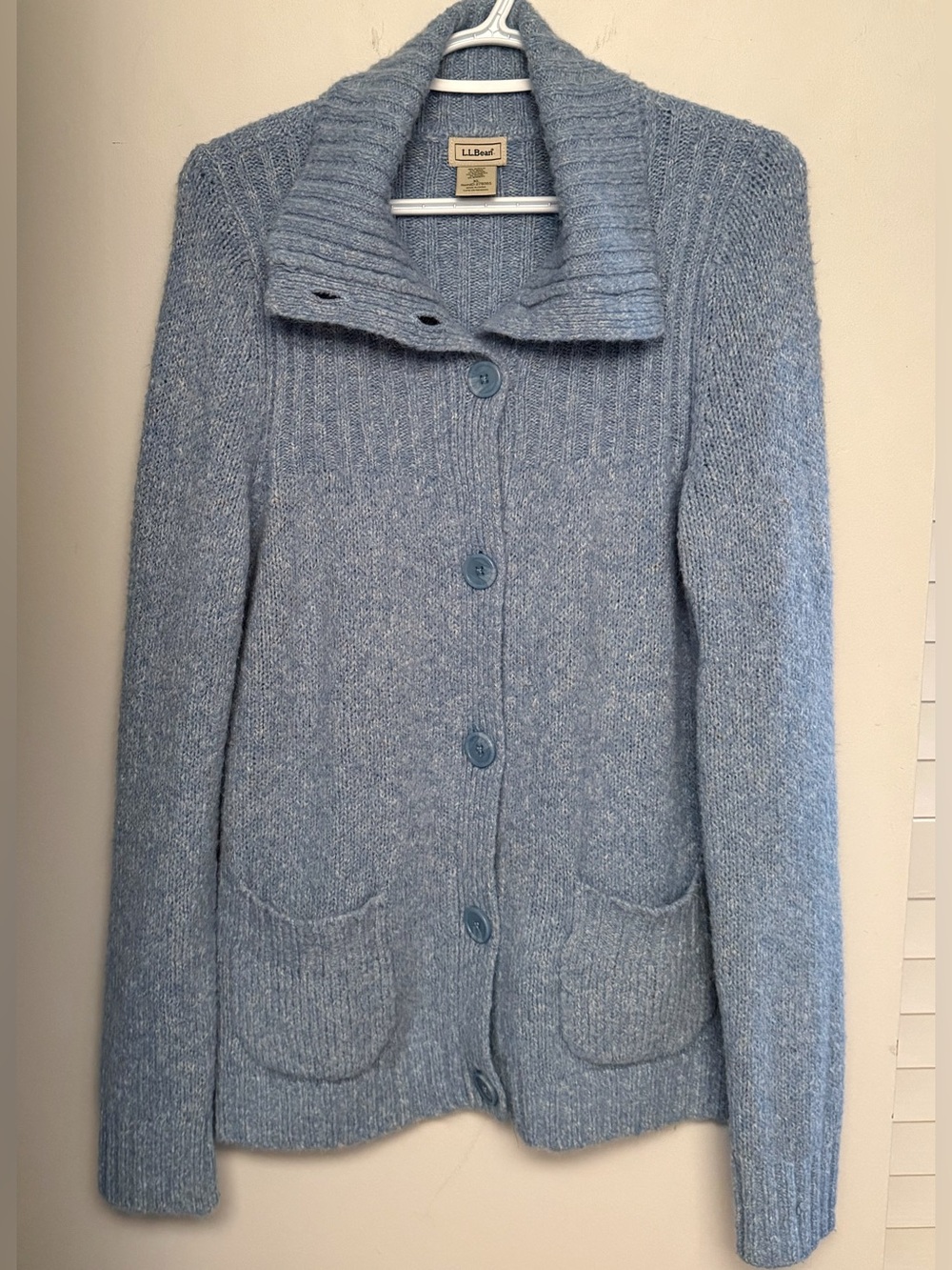 Vintage L.L. Bean Wool Blend Knit Cardigan XL